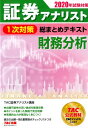 【中古】証券アナリスト1次対策総まとめテキスト財務分析 2020年試験対策 /TAC/TAC株式会社(証券アナリスト講座)(単行本(ソフトカバー))