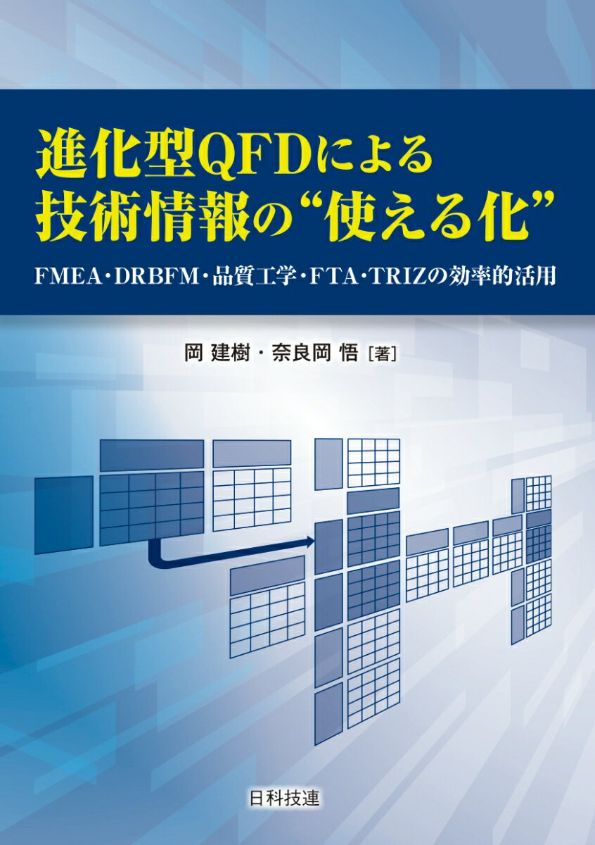 【中古】進化型QFDによる技術情報の“使える化” FMEA・DRBFM・品質工学・FTA・TRIZの/日科技連出版社/岡建樹（単行本）