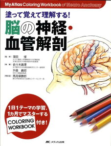 【中古】塗って覚えて理解する!脳の神経・血管解剖 /メディカ出版/佐々木真理(大型本)