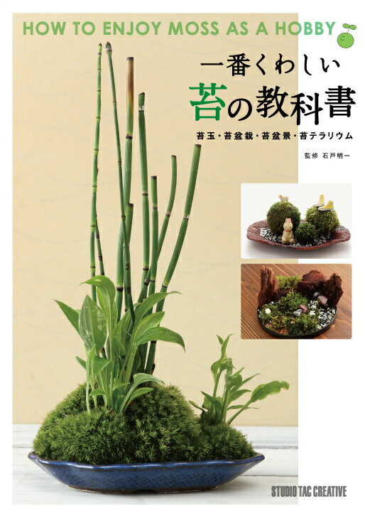 【中古】一番くわしい苔の教科書 苔玉・苔盆栽・苔盆景・苔テラリウム/スタジオタッククリエイティブ/石戸明一（単行本）
