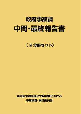 【中古】政府事故調中間・最終報告書 概要・本文編・資料編/メディアランド/東京電力福島原子力発電所における事故調査（単行本）