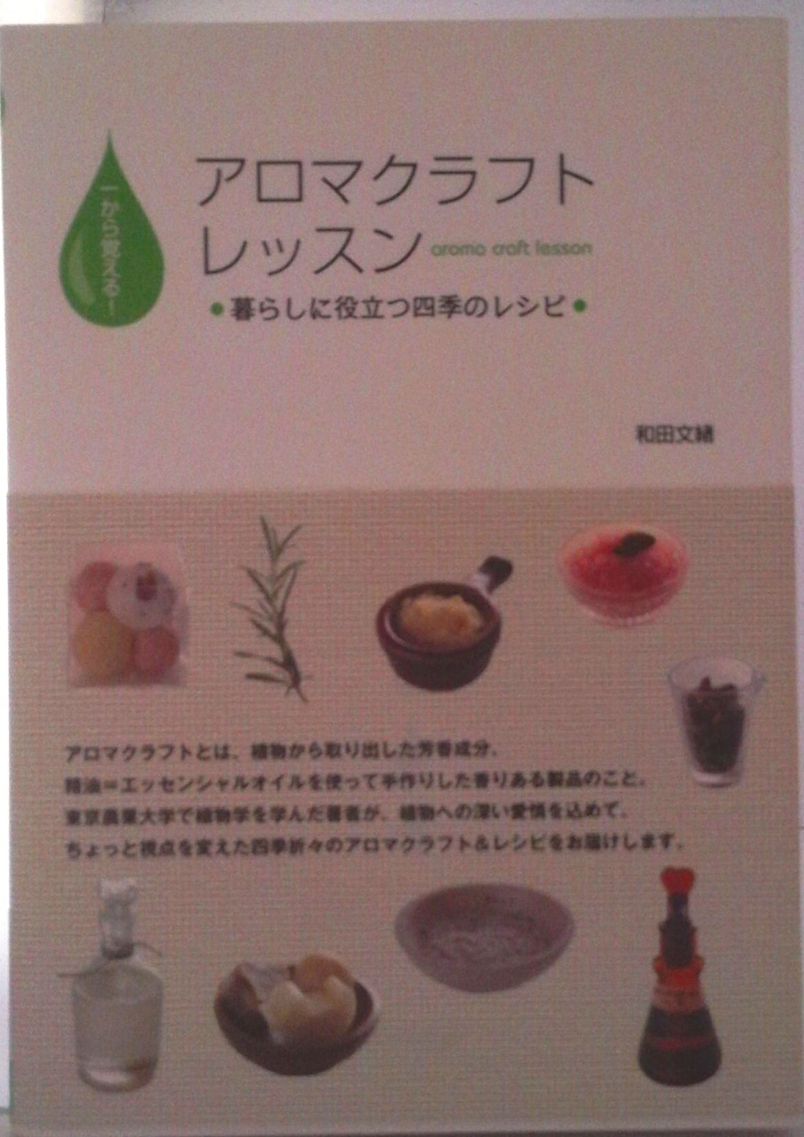 【中古】アロマクラフトレッスン 暮らしに役立つ四季のレシピ　一から覚える！/ブラス出版/和田文緒（単行本）
