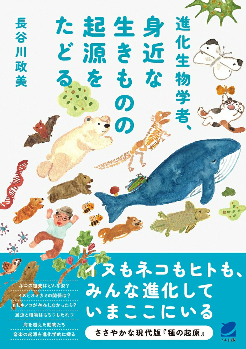 【中古】進化生物学者、身近な生きものの起源をたどる/ベレ出版/長谷川政美（単行本）