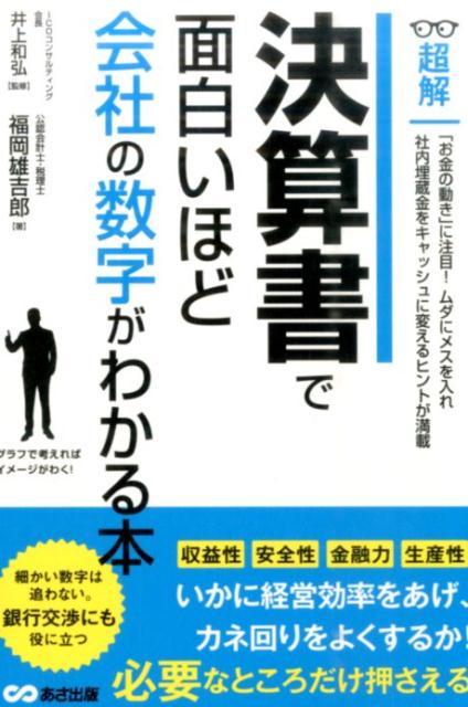 【中古】決算書で面白いほど会社の数字がわかる本/あさ出版/福岡雄吉郎（単行本（ソフトカバー））