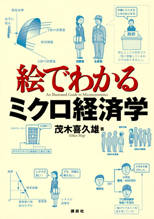 Economics, Finance - 【中古】絵でわかるミクロ経済学/講談社/茂木喜久雄（単行本（ソフトカバー））