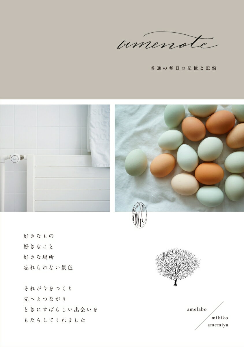 【中古】amenote 普通の毎日の記憶と記録/主婦の友社/雨宮三起子（単行本）