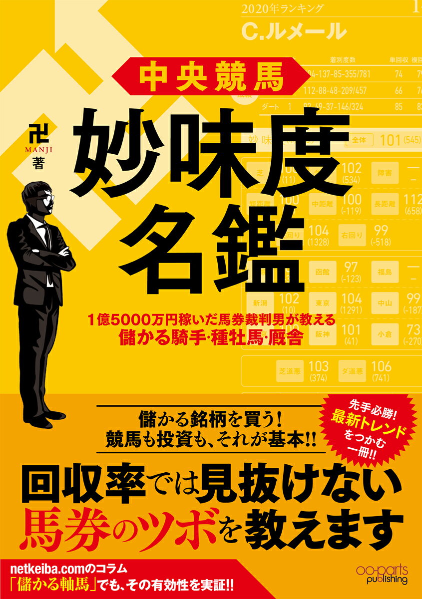 【中古】中央競馬妙味度名鑑 1億5000万円稼いだ馬券裁判男が教える儲かる騎手/オ-パ-ツ・パブリッシング/卍（単行本）
