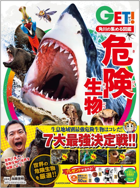 【中古】危険生物/KADOKAWA/加藤英明（大型本）