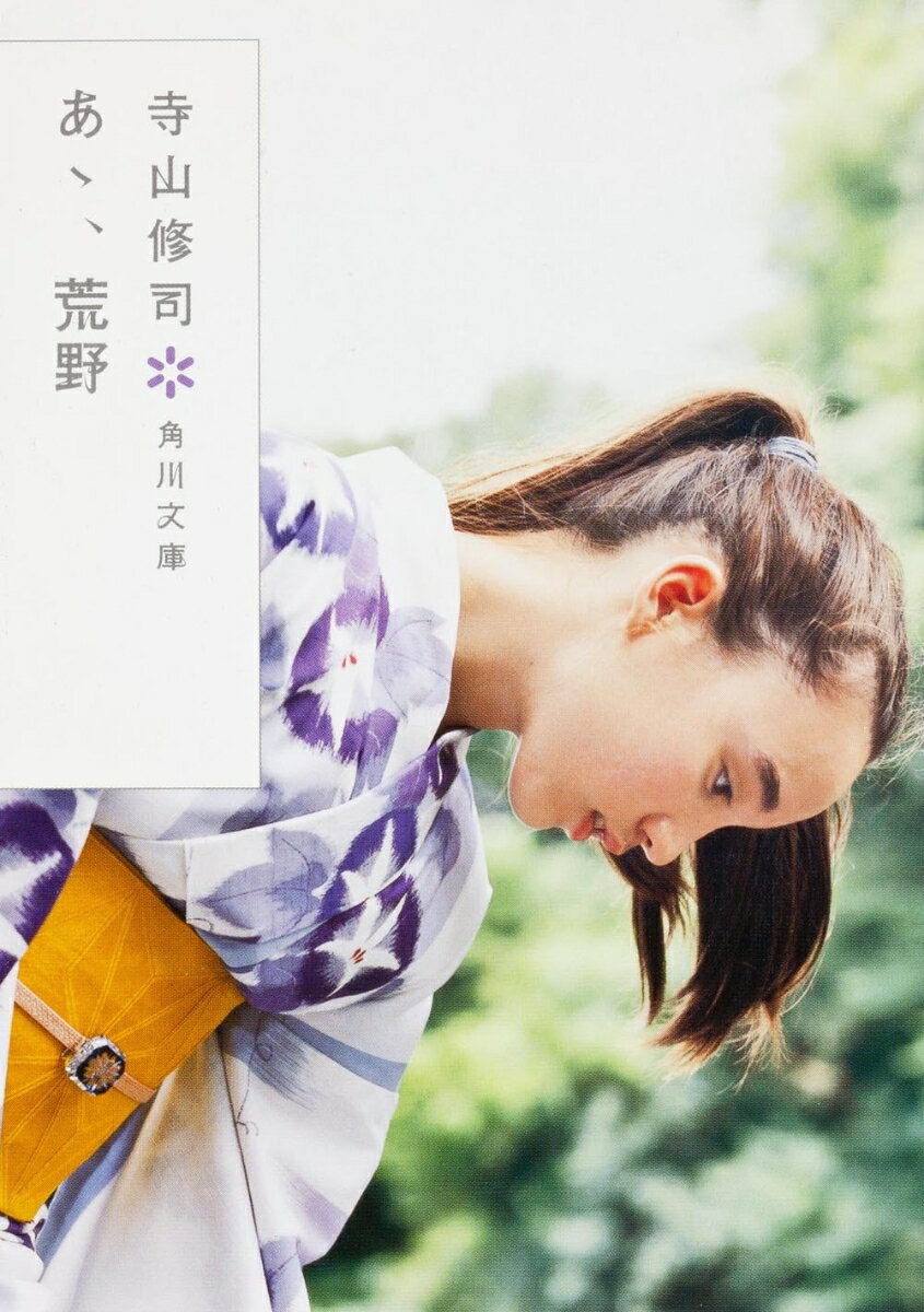 【中古】あゝ、荒野/角川書店/寺山修司（文庫）