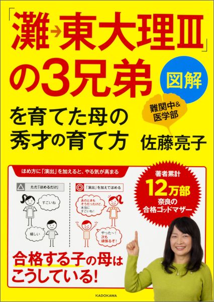 【中古】図解「灘→東大理3」の3兄弟を育てた母の秀才の育て方 難関中＆医学部/KADOKAWA/佐藤亮子（単行本）