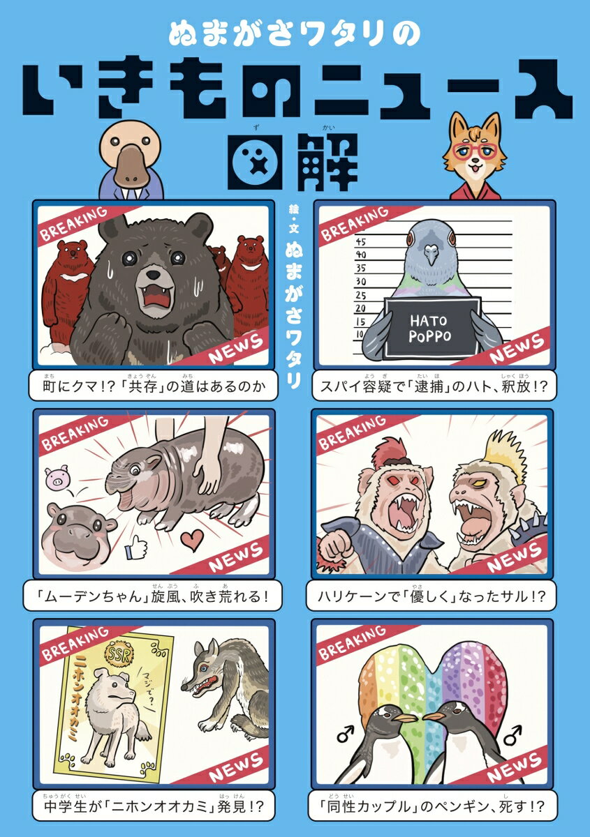 ぬまがさワタリのいきものニュース図解／ぬまがさワタリ／絵・文