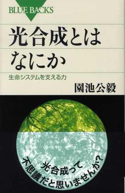【中古】光合成とはなにか 生命システムを支える力/講談社/園池公毅（新書）