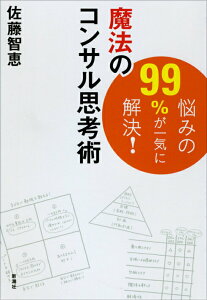 【中古】悩みの99%が一気に解決!魔法のコンサル思考術/新潮社/佐藤智恵(単行本)
