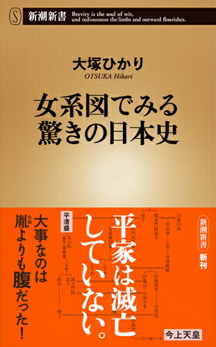【中古】女系図でみる驚きの日本史/新潮社/大塚ひかり（新書）