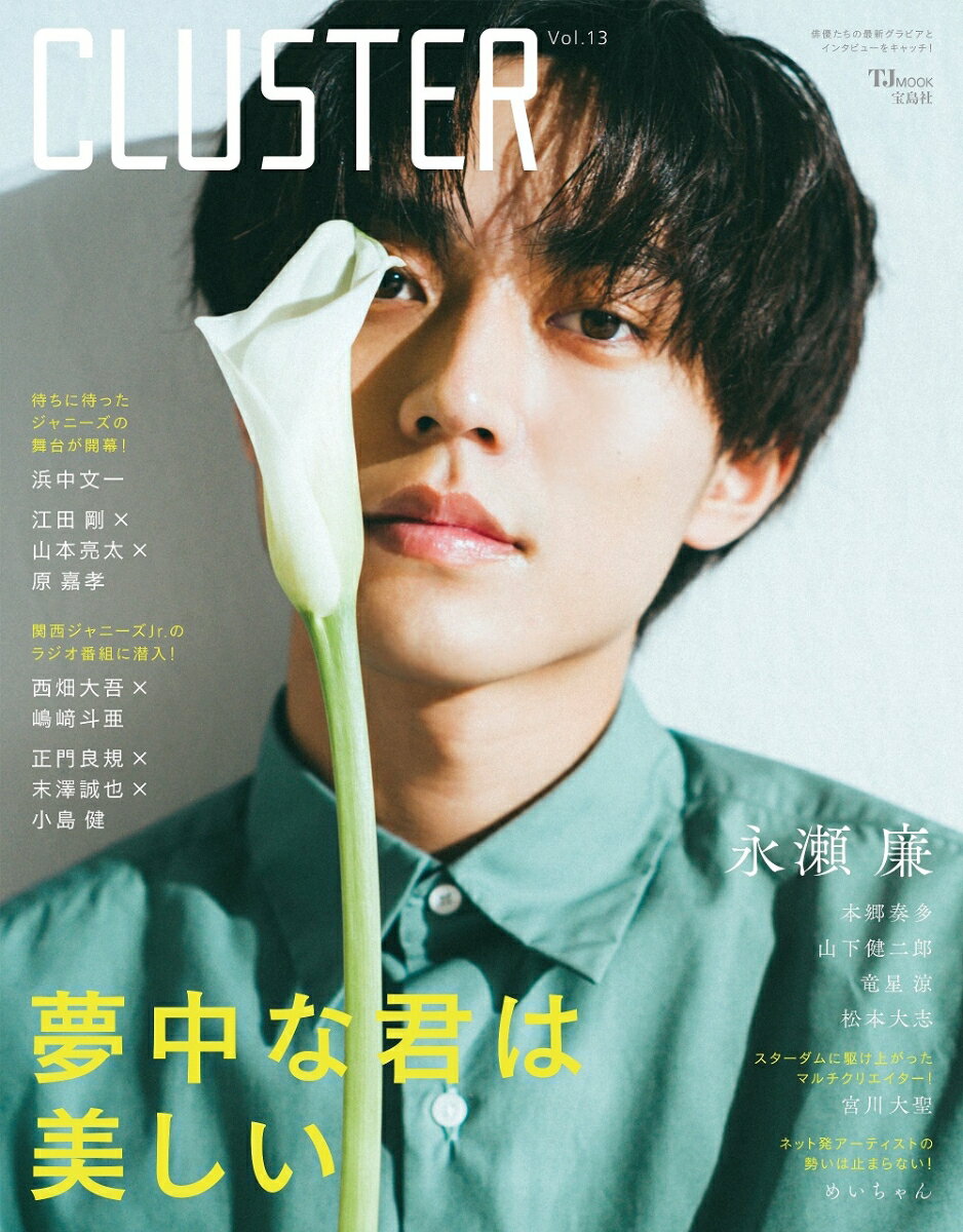 【中古】CLUSTER 俳優たちのグラビアとインタビューをキャッチ！ Vol．13/宝島社（大型本）