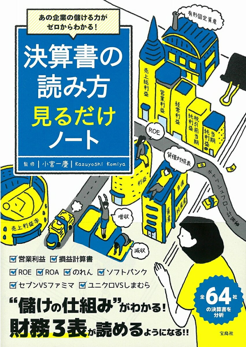 【中古】決算書の読み方見るだけノート あの企業の儲ける力がゼロからわかる！/宝島社/小宮一慶（単行..