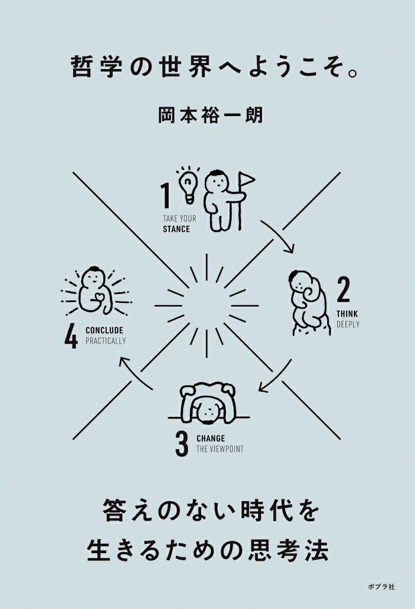 【中古】哲学の世界へようこそ。 答えのない時代を生きるための思考法/ポプラ社/岡本裕一朗（単行本）