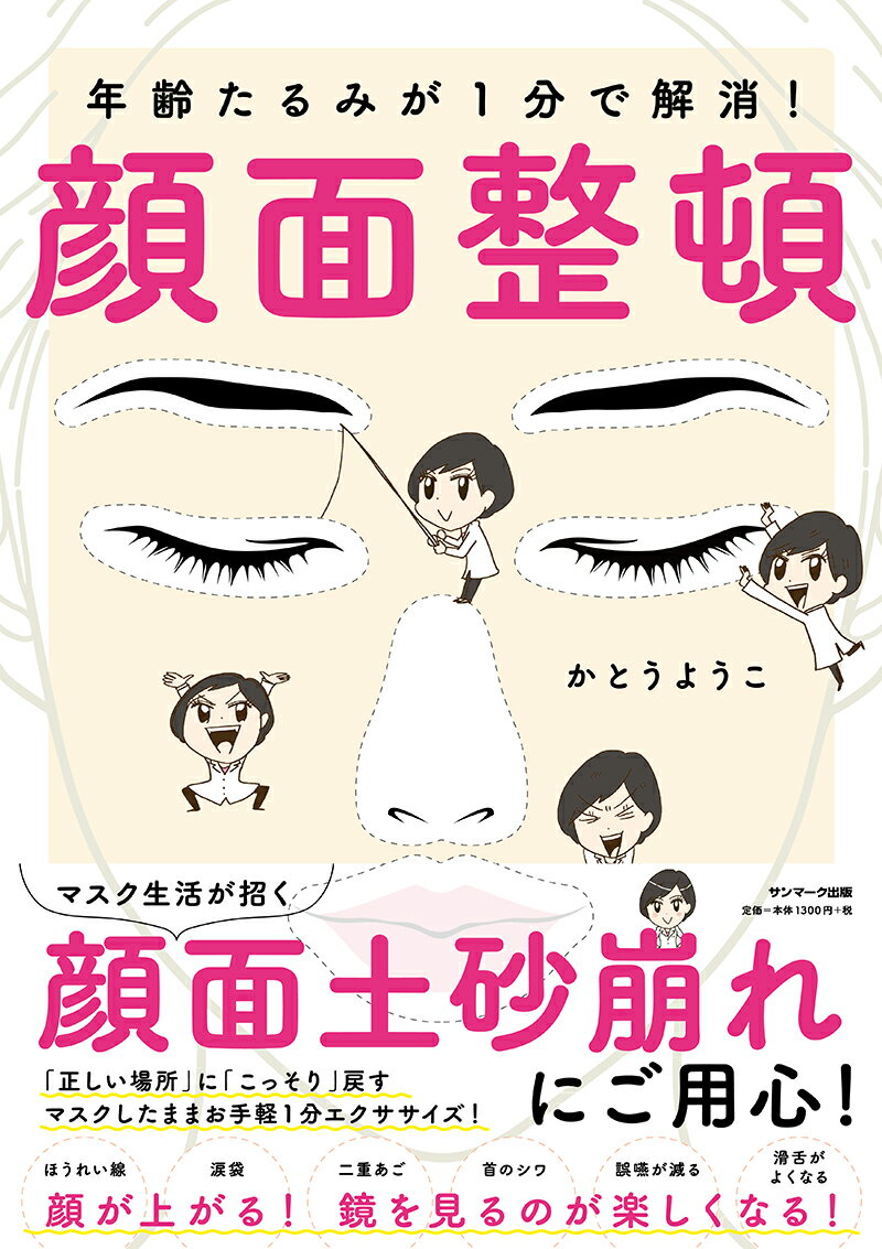 【中古】年齢たるみが1分で解消！顔面整頓/サンマ-ク出版/かとうようこ（単行本（ソフトカバー））