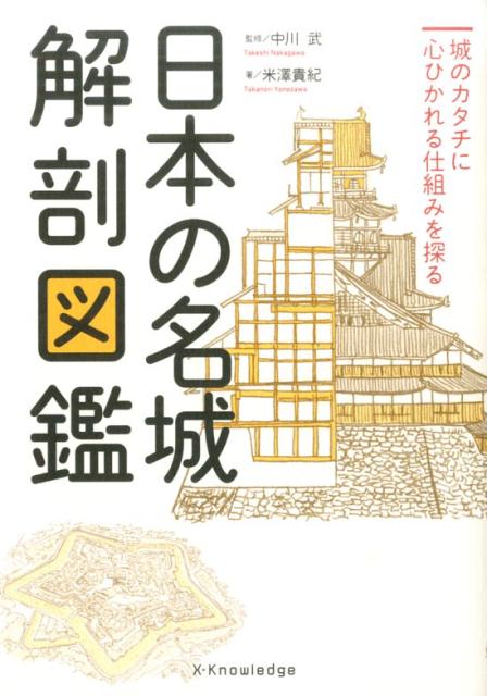 【中古】日本の名城解剖図鑑 城のカタチに心ひかれる仕組みを探る/エクスナレッジ/米澤貴紀（単行本（ソフトカバー））