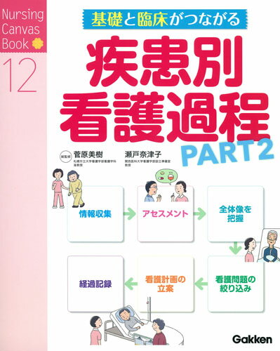 【中古】基礎と臨床がつながる疾患別看護過程 PART2/学研メディカル秀潤社/菅原美樹（大型本）