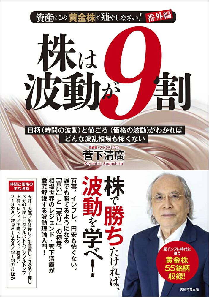 【中古】株は波動が9割 日柄（時間の波動）と値ごろ（価格の波動）がわかれば/実務教育出版/菅下清廣（単行本）