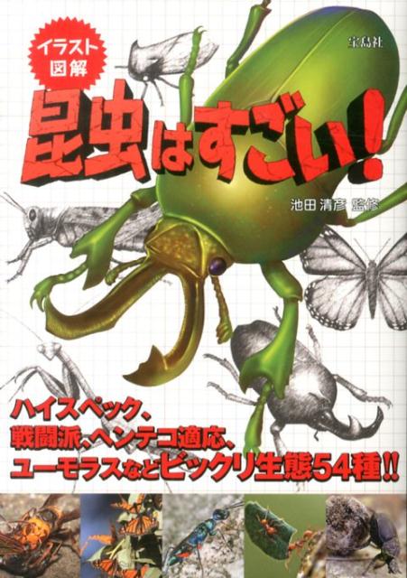 【中古】イラスト図解昆虫はすごい！/宝島社/池田清彦（単行本）