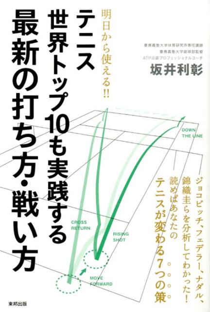 【中古】テニス世界トップ10も実践する最新の打ち方・戦い方/順文社/坂井利彰（単行本）