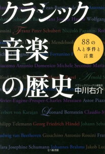 【中古】クラシック音楽の歴史 88の人と事件と言葉/七つ森書館/中川右介(単行本)