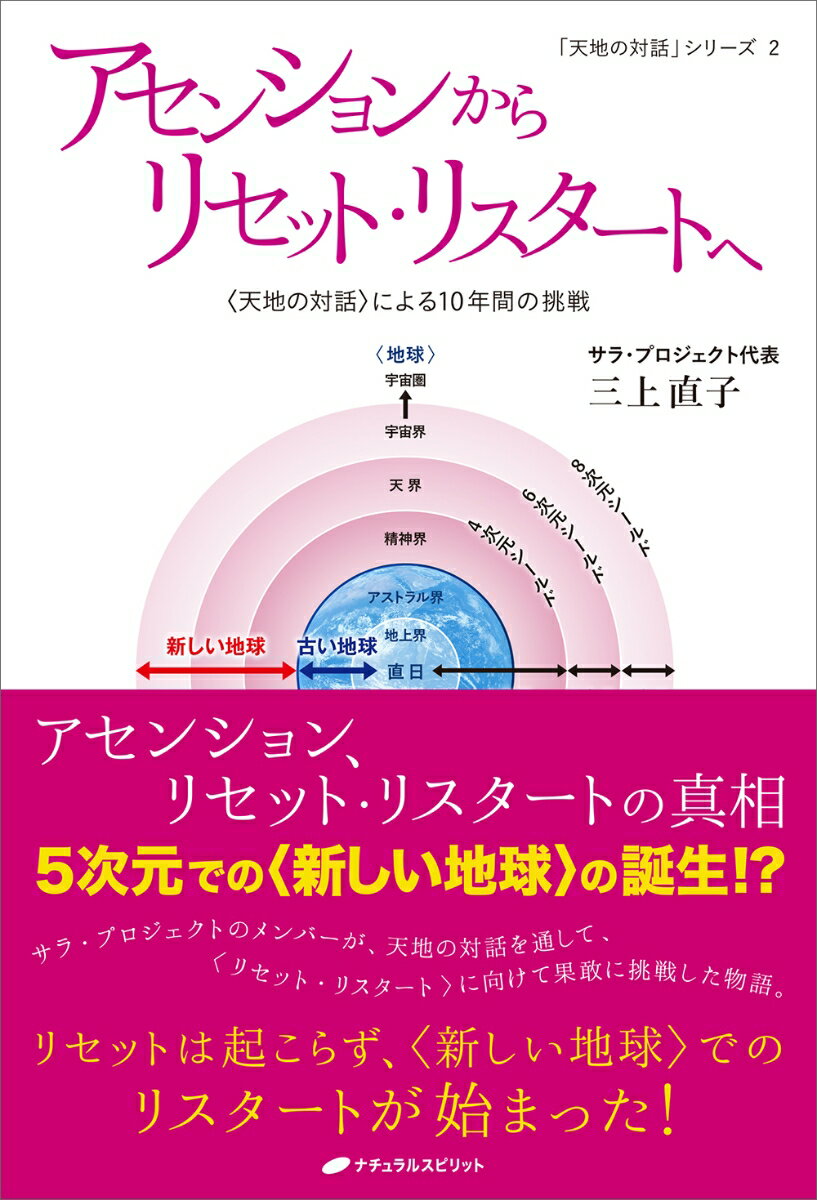【中古】アセンションからリセット・リスタートへ 〈天地の対話〉による10年間の挑戦/ナチュラルスピリット/三上直子(単行本(ソフトカバー))