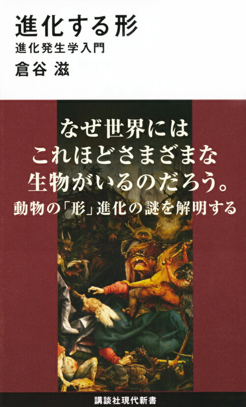 【中古】進化する形 進化発生学入門/講談社/倉谷滋（新書）