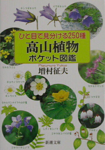 【中古】ひと目で見分ける250種高山植物ポケット図鑑/新潮社/増村征夫（文庫）