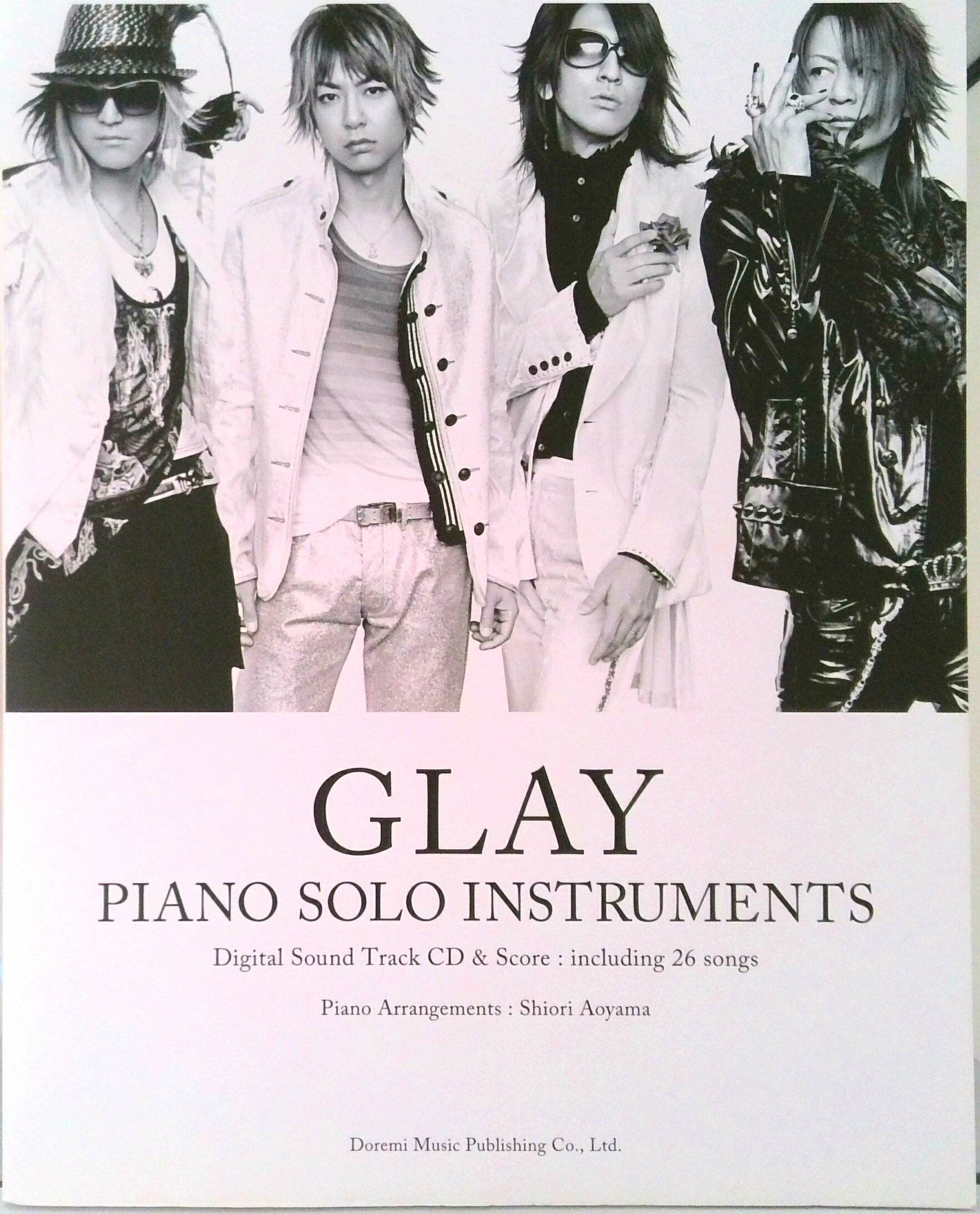 【中古】GLAYピアノ・ソロ・インストゥルメンツ/ドレミ楽譜出版社/青山しおり（楽譜）