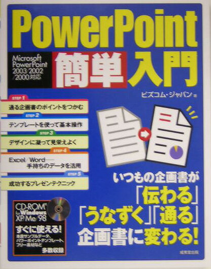 【中古】PowerPoint簡単入門 Microsoft　PowerPoint　2003/成美堂出版/ビズコム・ジャパン（単行本）