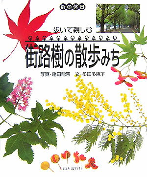 【中古】歩いて親しむ街路樹の散歩みち/山と渓谷社/亀田竜吉（大型本）