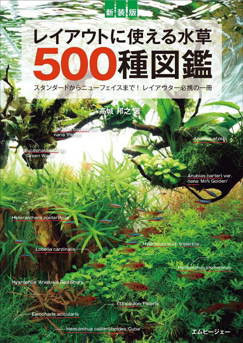 【中古】レイアウトに使える水草500種図鑑 スタンダードからニューフェイスまで！レイアウター必 新装版/エムピ-ジェ-/高城邦之（単行本）