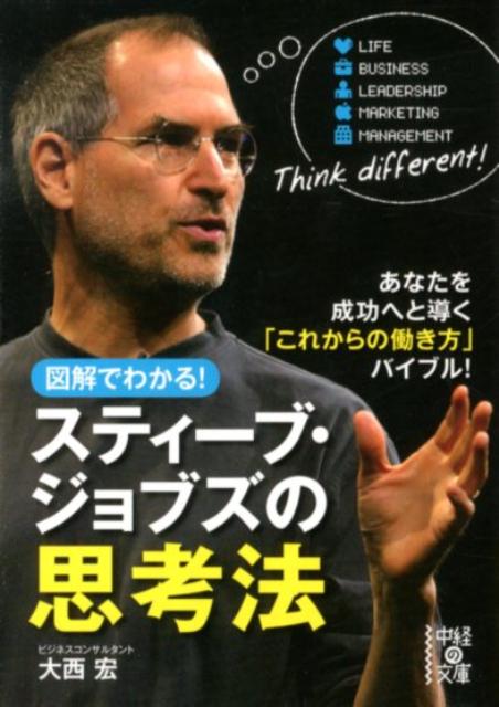 【中古】図解でわかる！スティ-ブ・ジョブズの思考法/中経出版/大西宏（文庫）
