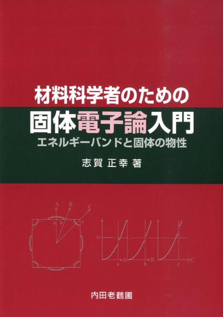 【中古】材料科学者のための固体電子論入門 エネルギ-バンドと固体の物性/内田老鶴圃/志賀正幸（単行本）