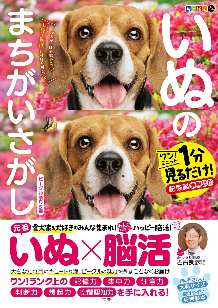 【中古】毎日脳活スペシャル　いぬのまちがいさがし　ビーグル祭りの巻（単行本）