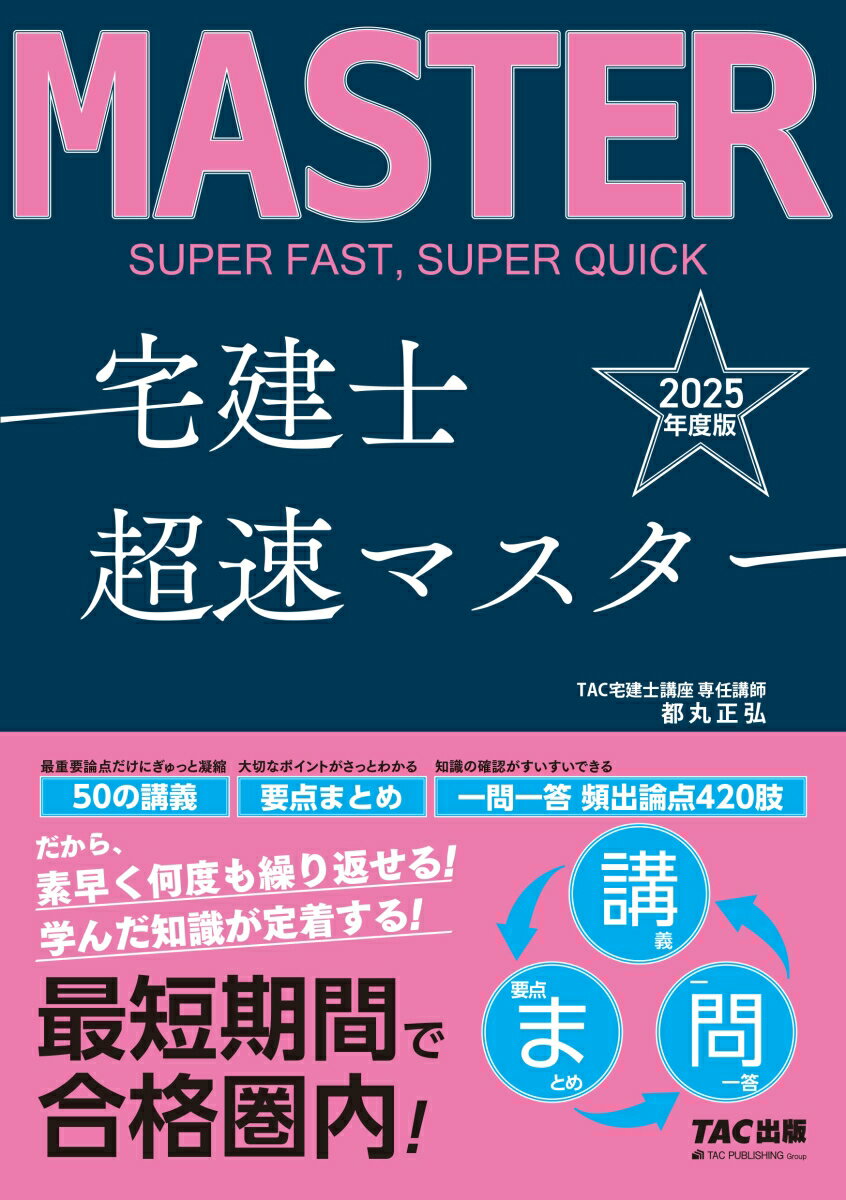 【中古】2025年度版　宅建士　超速マスター（単行本）