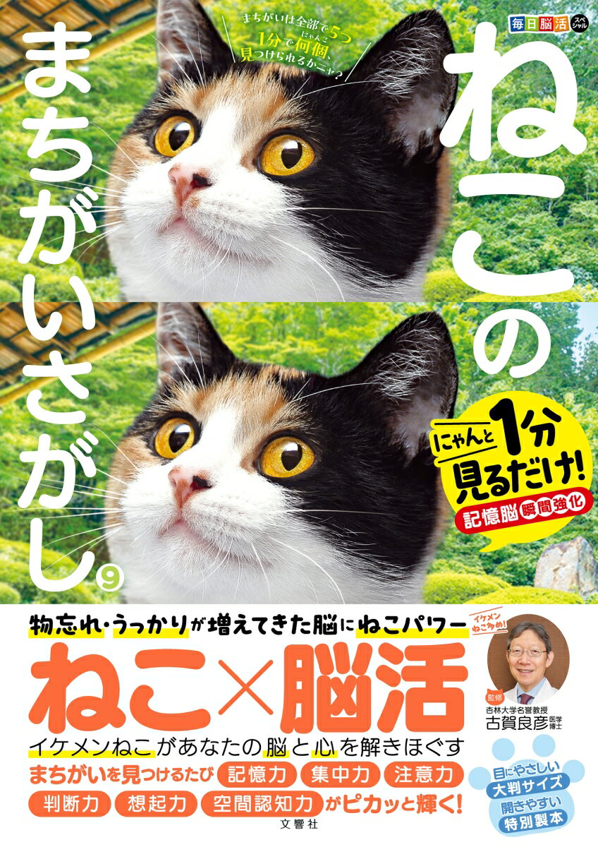 【中古】毎日脳活スペシャル　ねこのまちがいさがし9（単行本）