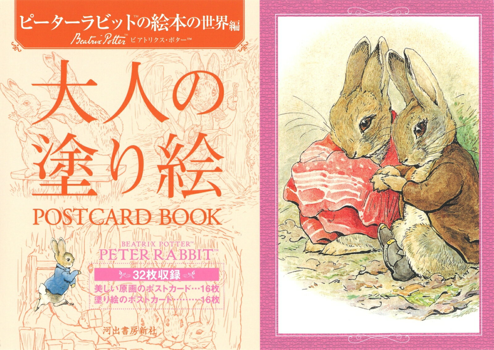 【中古】大人の塗り絵　POSTCARD　BOOK　ピーターラビットの絵本の世界編（単行本）