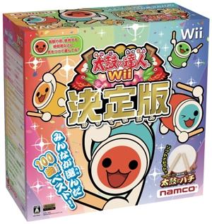 【中古】太鼓の達人Wii 決定版（太鼓とバチ同梱版）/Wii/NBGI00049/A 全年齢対象