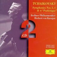 【中古】Tchaikovsky チャイコフスキー / 後期交響曲集 カラヤン＆ベルリン・フィル 2CD 輸入盤 vaboo-17593598 VALUE BOOKS パッケージ画像