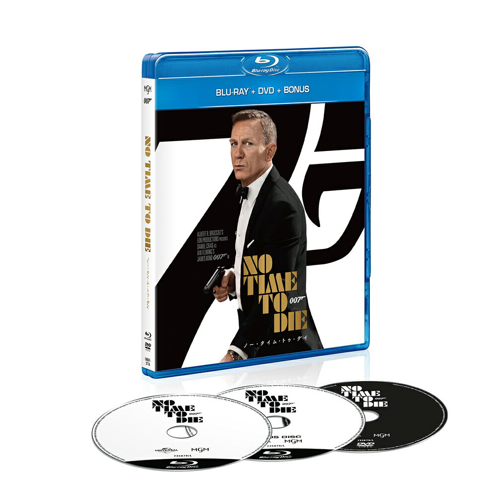 【中古】007／ノー・タイム・トゥ・ダイ　ブルーレイ＋DVD/Blu−ray　Disc/GNXF-2718