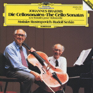 【中古】ブラームス：チェロ・ソナタ第1番・第2番 / ロストロポーヴィチ ゼルキン