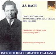 【中古】Bach, Johann Sebastian バッハ / Sonatas ＆ Partitas For Solo Violin: Enescu 輸入盤