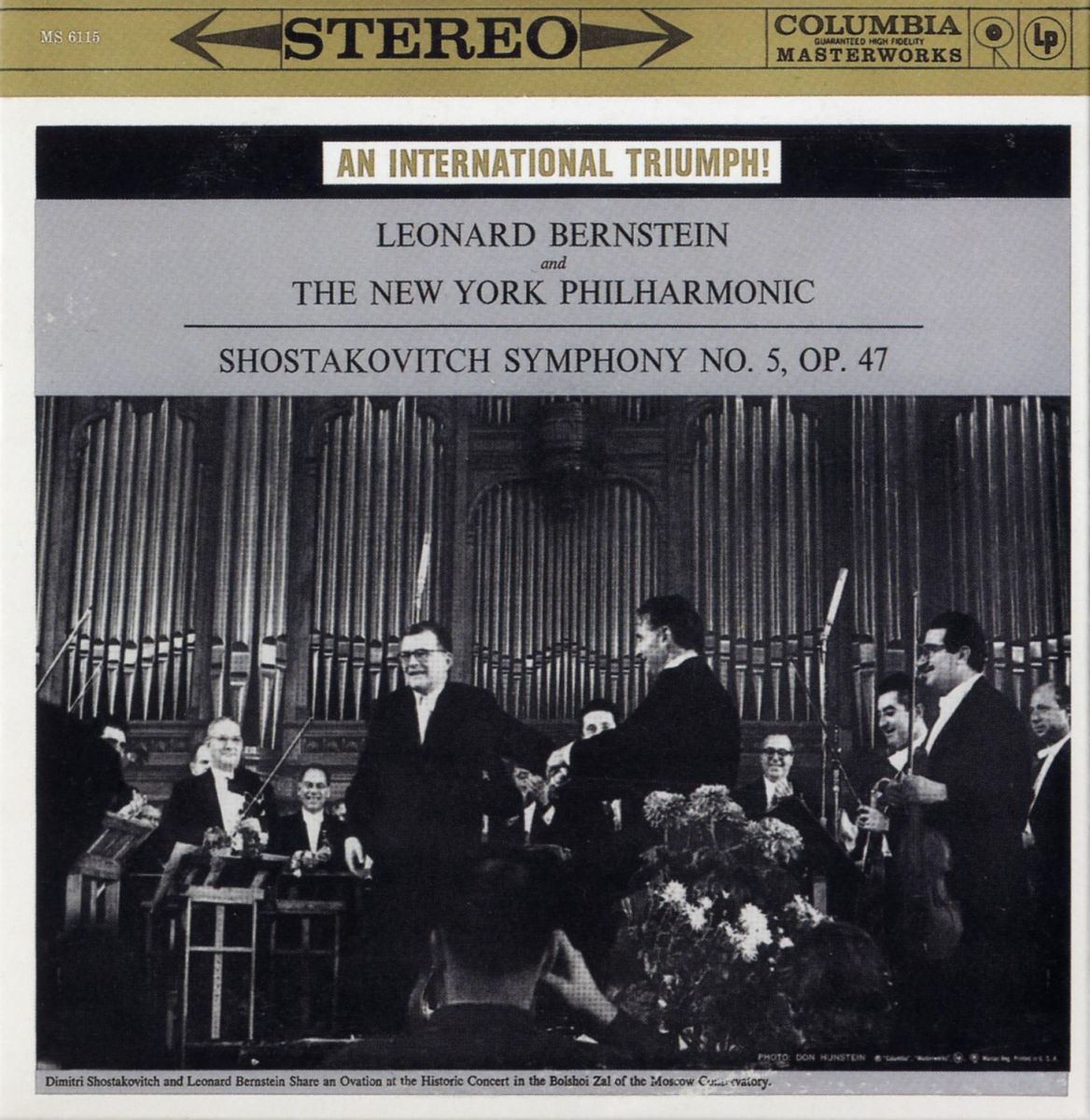【中古】ショスタコーヴィチ：交響曲第5番 1959年録音 プロコフィエフ：古典交響曲 レナード・バーンスタイン cond ,ニューヨーク・フィルハーモニック vaboo-25377091 VALUE BOOKS パッケージ画像