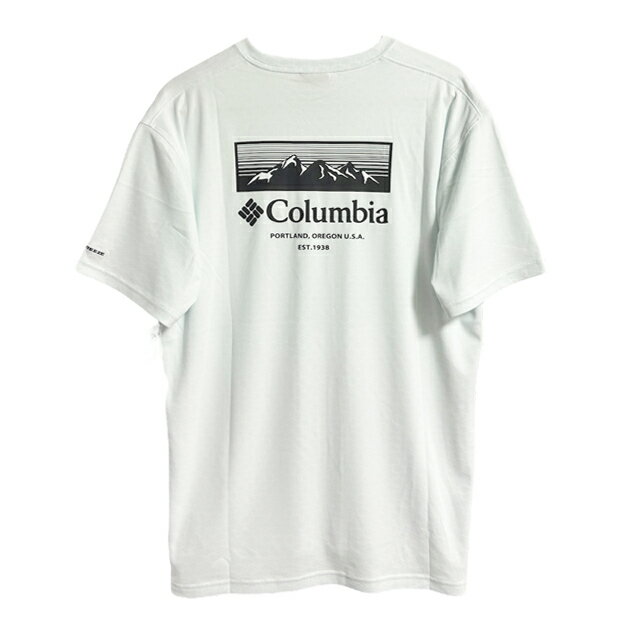 Columbia コロンビア Glacial Vista™ Graphic Tee グレイシャルビスタグラフィック 半袖 Tシャツ 冷感 ひんやり 冷却 吸湿 速乾 紫外線 UV カット 対策 サンプロテクション UPF50 透けにくい 高 機能 トレッキング 登山 アウトドア トレイル 男女兼用 Tシャツ XE3513