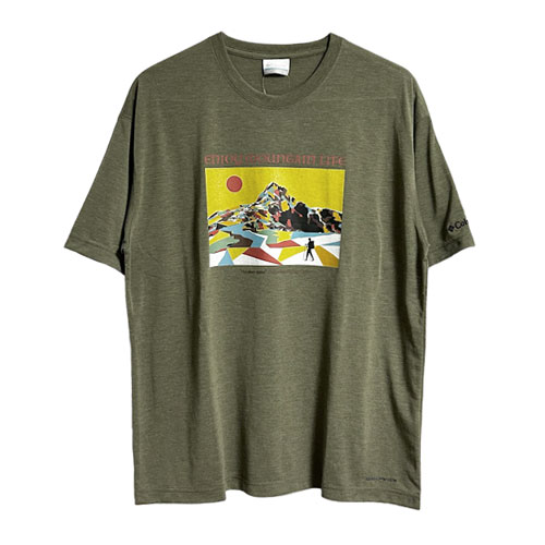 Columbia コロンビア Enjoy Mountain Life Short Sleeve Tee エンジョイマウンテンライフショートスリーブTシャツ PM3892 ユニセックス デザイン性と快適性を併せもつTシャツ