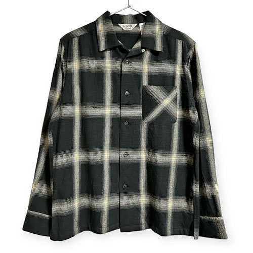 ファイブブラザー【FIVE BROTHER】LIGHT FLANNEL ONE UP SHIRT ライトフランネル ワンナップ 長袖 シャツ 開襟シャツ 152101